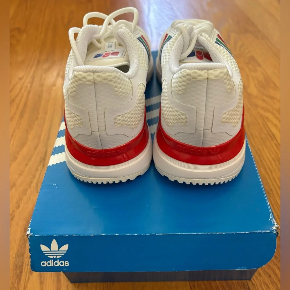Adidas Originals ZX 750 Sneakers Kids 4 (Women’s 6) White Shoes Athleisure New - Picture 6 of 6